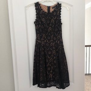 Black lace dress